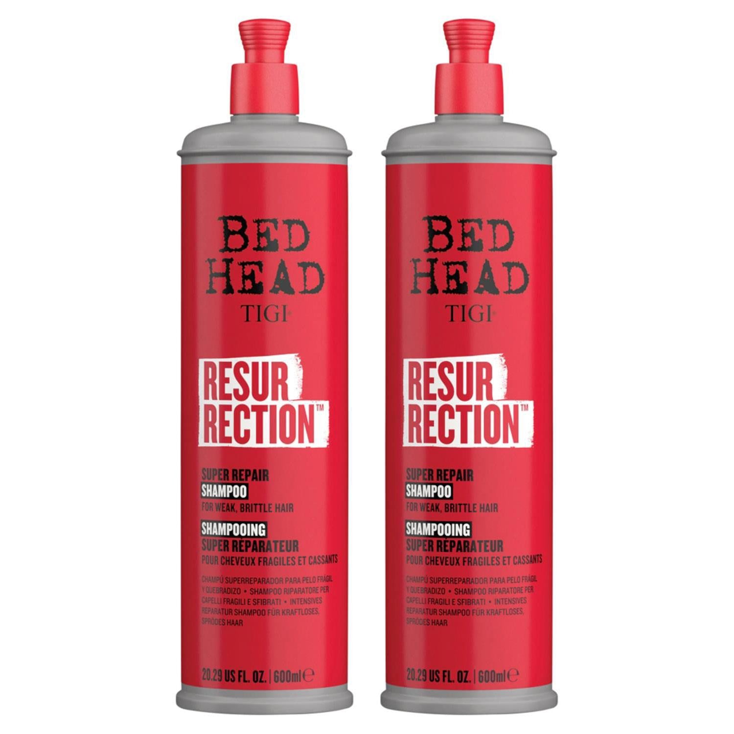 Resurrection Shampoo For Damaged Hair 600ml, 2pk
