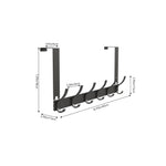 Breeins 6-hook No-drill Over-the-door Coat Hanger