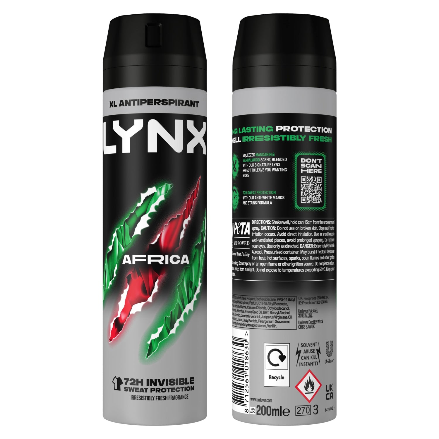 Limited Edition Fifa Africa Anti-perspirant Aerosol Deo Spray 200ml, 6 Pk