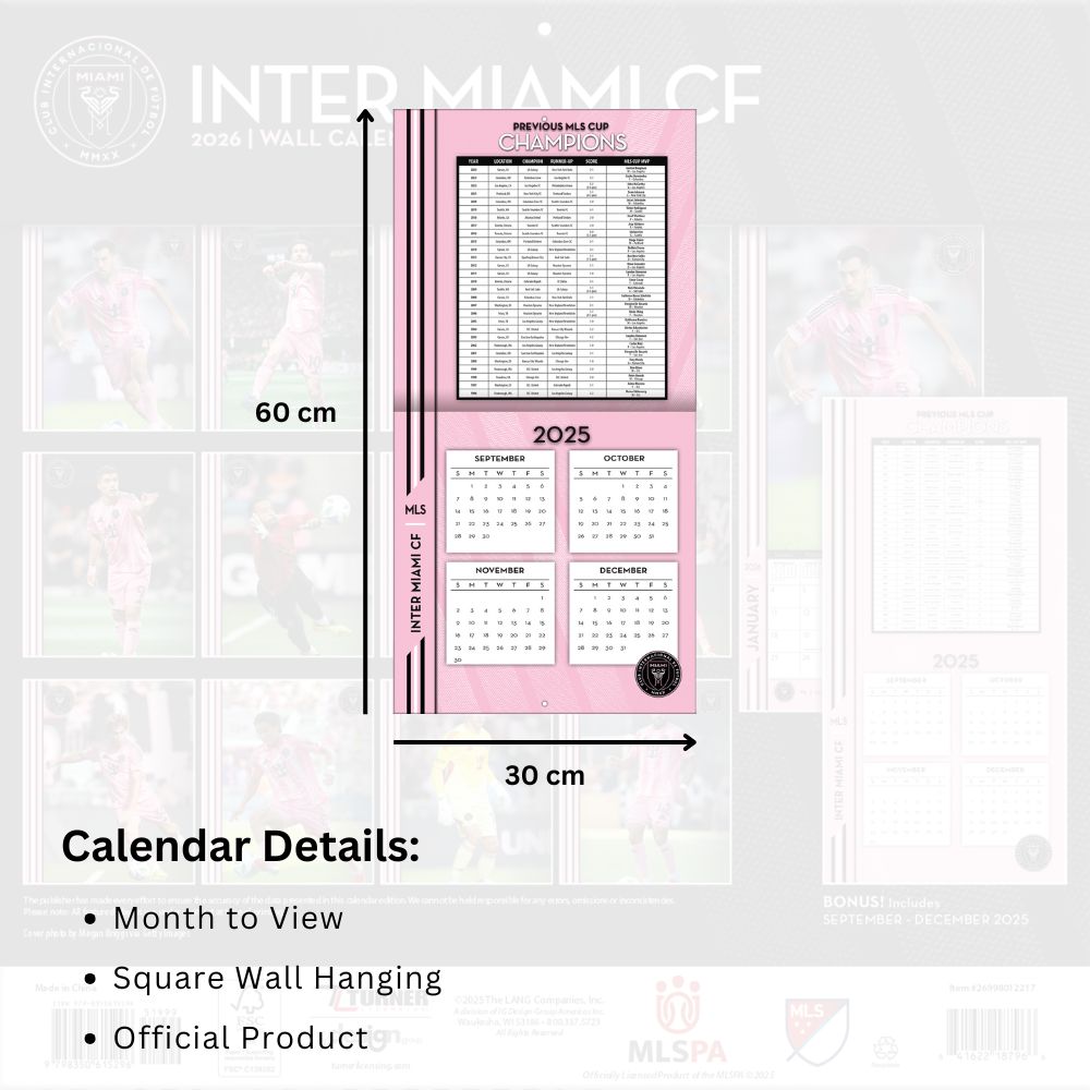 2026 Square Calendar Official Product