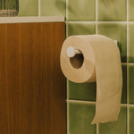 Single Arm Toilet Roll Holder, Self-adhesive, White, Stick Collection