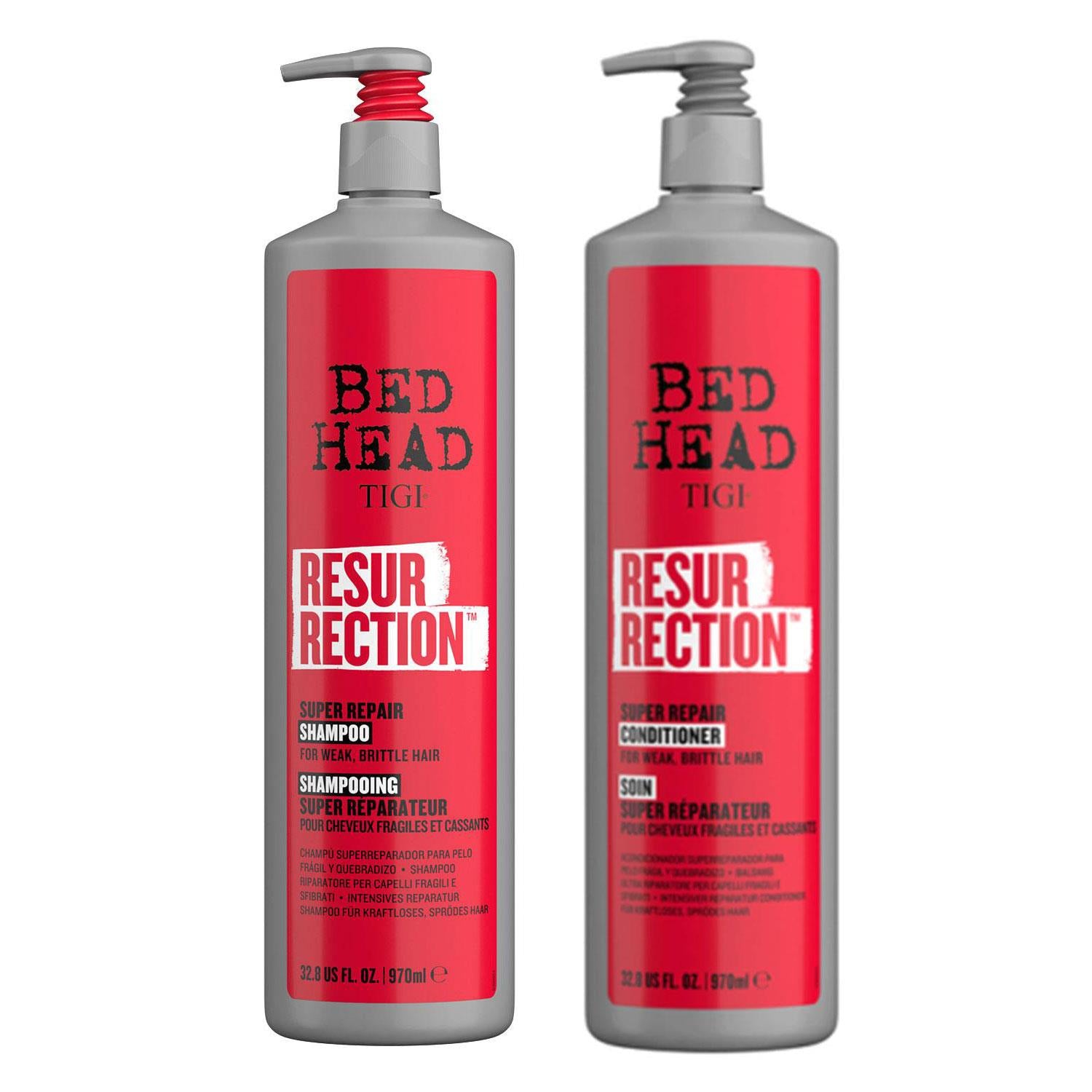 Resurrection Repair Shampoo & Conditioner For Damaged Hair, 970ml