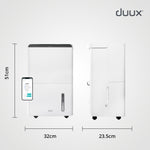 Bora Smart Dehumidifier, 12l,20l,30l/day Extraction, 4l Water Tank Or Continous Drainage | 20l | White