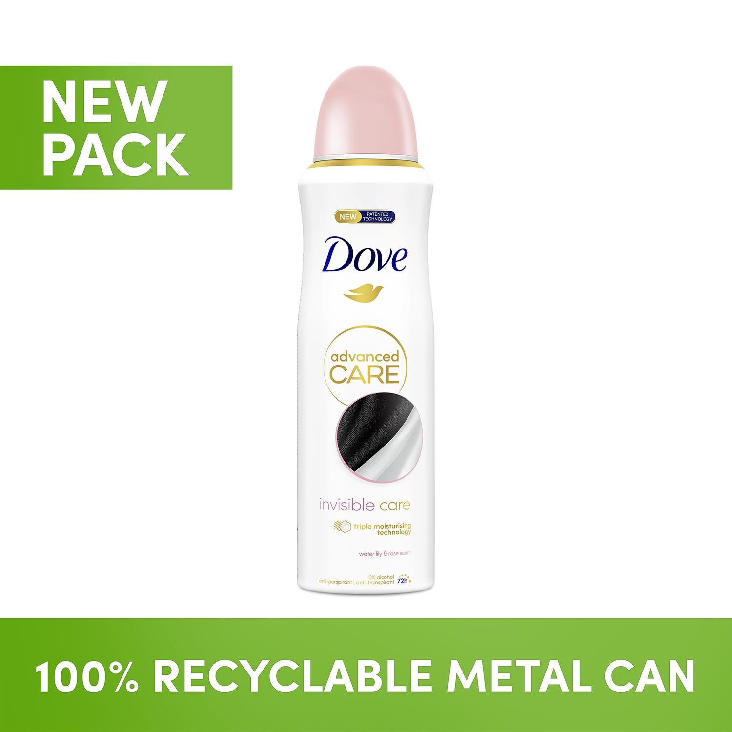 Advanced Care Anti-perspirant Deodorant Invisible Care, 3x 200ml | White