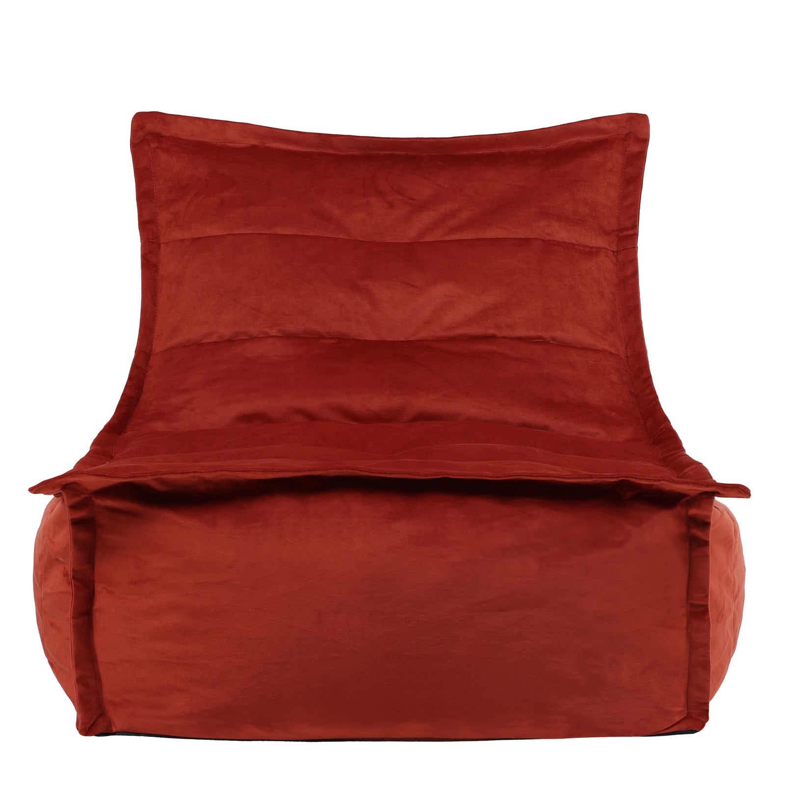 Dolce Velvet Bean Bag Lounger | Orange