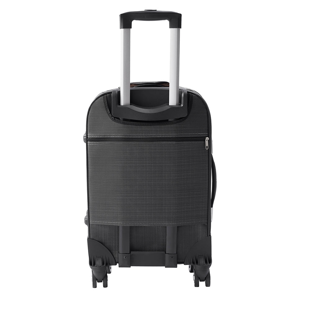 20"softshell Expandable Suitcase With Combination Lock | Grey