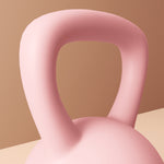 Kettlebell W/ Soft Body, Non-slip Handle | 8kg | Pink