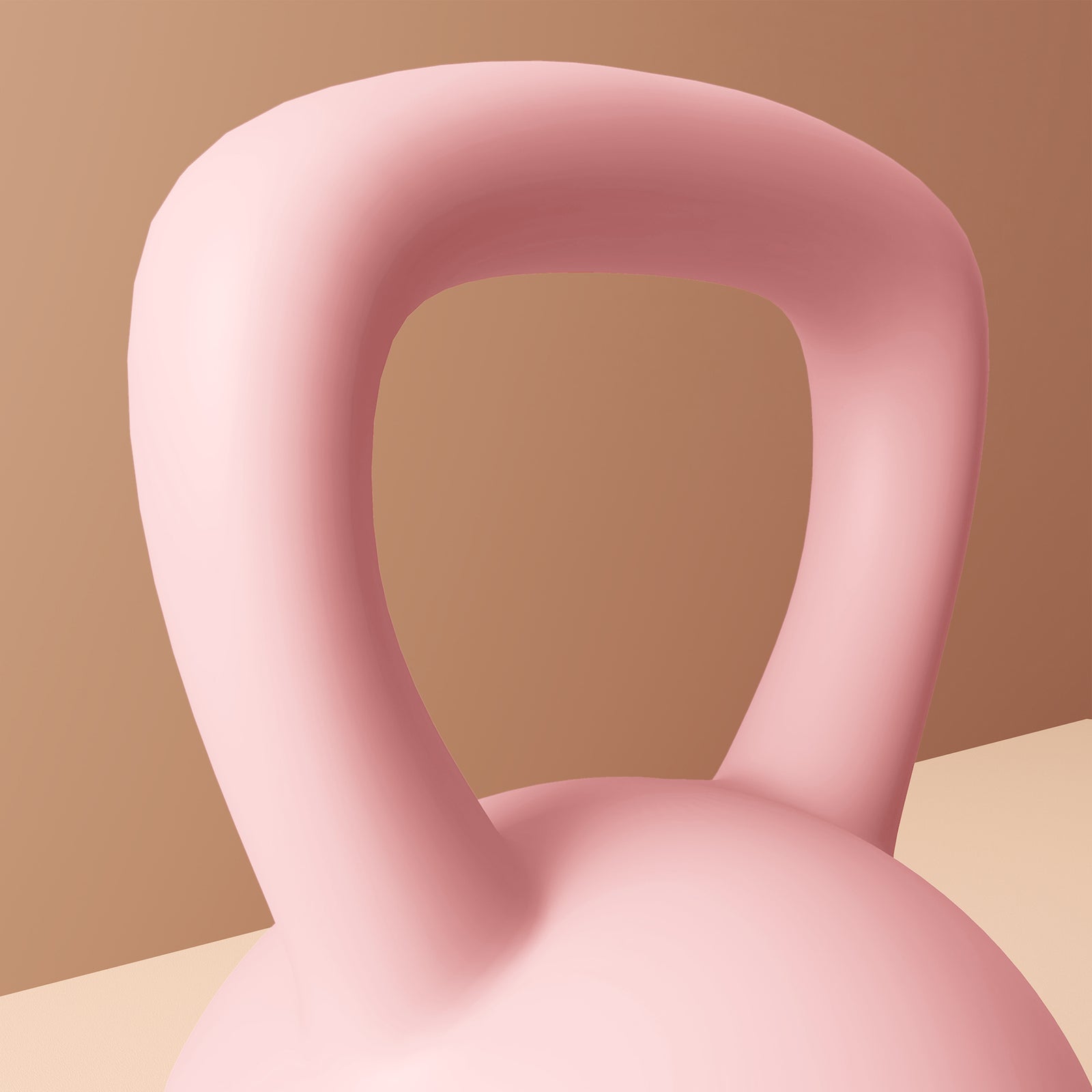 Kettlebell W/ Soft Body, Non-slip Handle | 8kg | Pink
