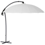 2.7m Cantilever Banana Parasol W/ Cross Base