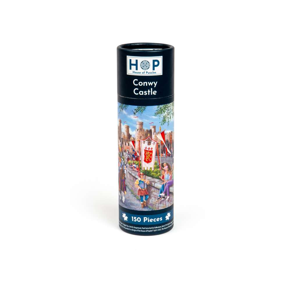 Conwy Castle Mini Jigsaw Puzzle Tube - 150 Piece