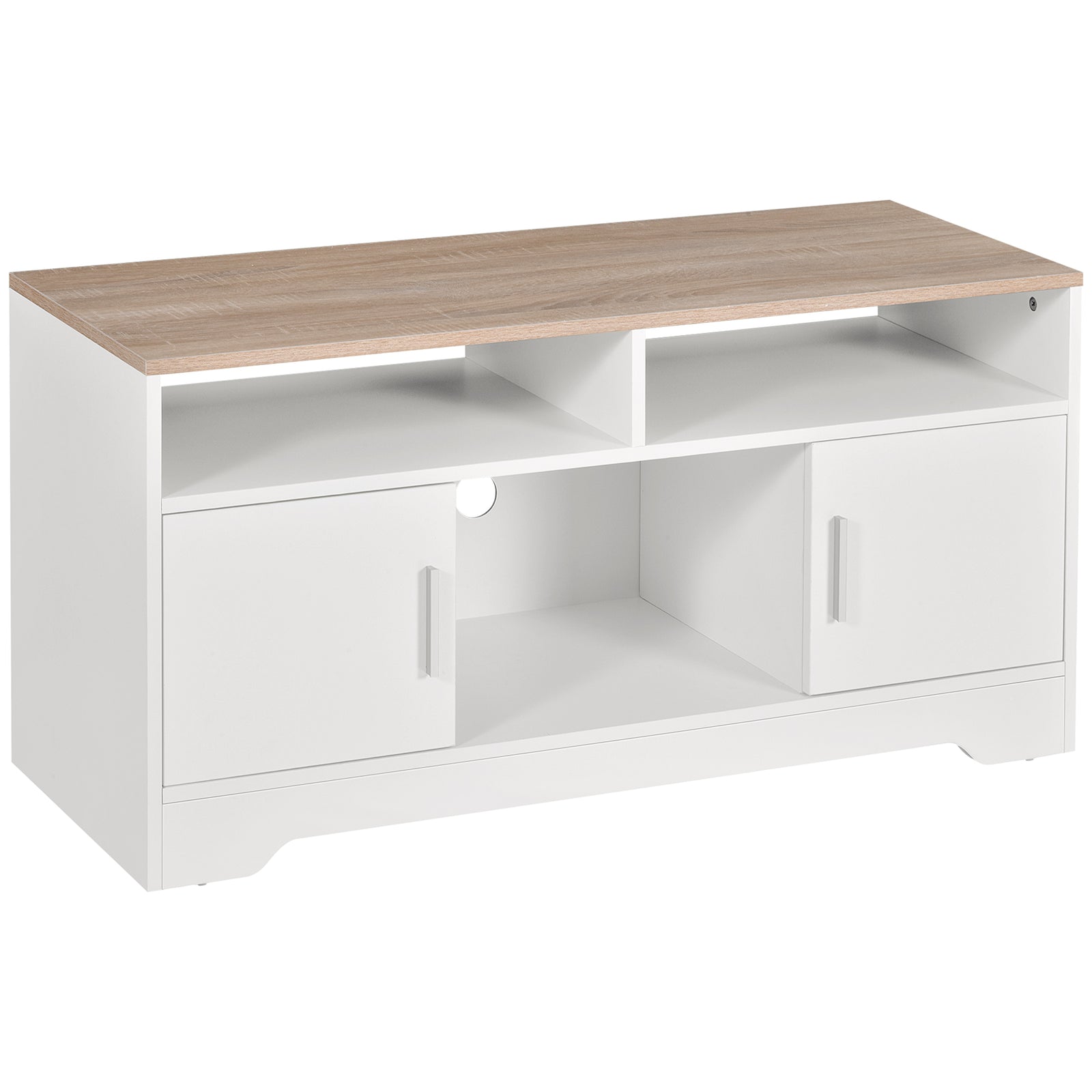 Home Office Tv Stand Storage W/ Cabinets