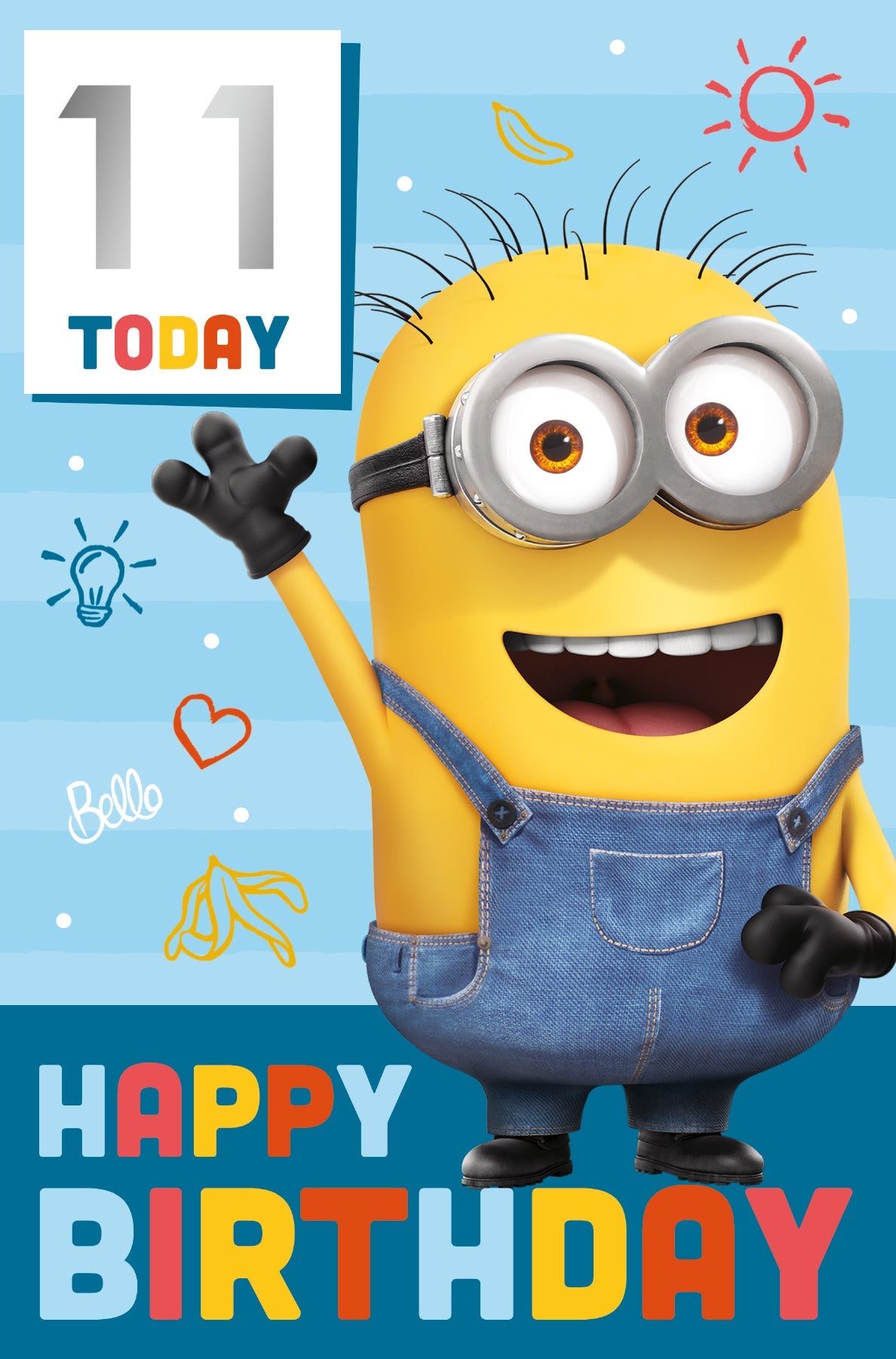 Age Sticker Birthday Card Official Product