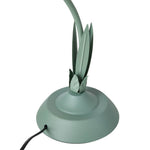 Floral-Inspired LED Table Lamp – Green Iron Stem with Acrylic Petal Shade for Soft and Elegant Ambient Lighting