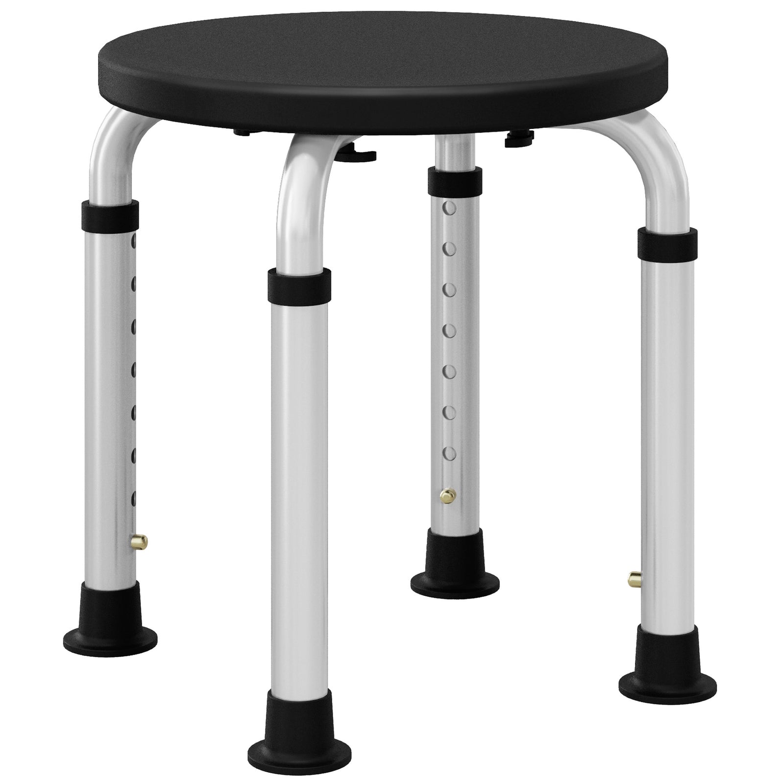 Bath Chair Height Adjustable Shower Seat For Elderly | One Size | Black
