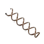 Hair Spiral Grip Hair Essentials, Golden - Pack Of 2