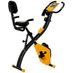 2-in-1 Folding Exercise Bike With 8-level Magnetic Resistance | Yellow