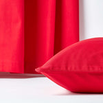Cotton Plain Cushion Cover | 60cm x 60cm | Red