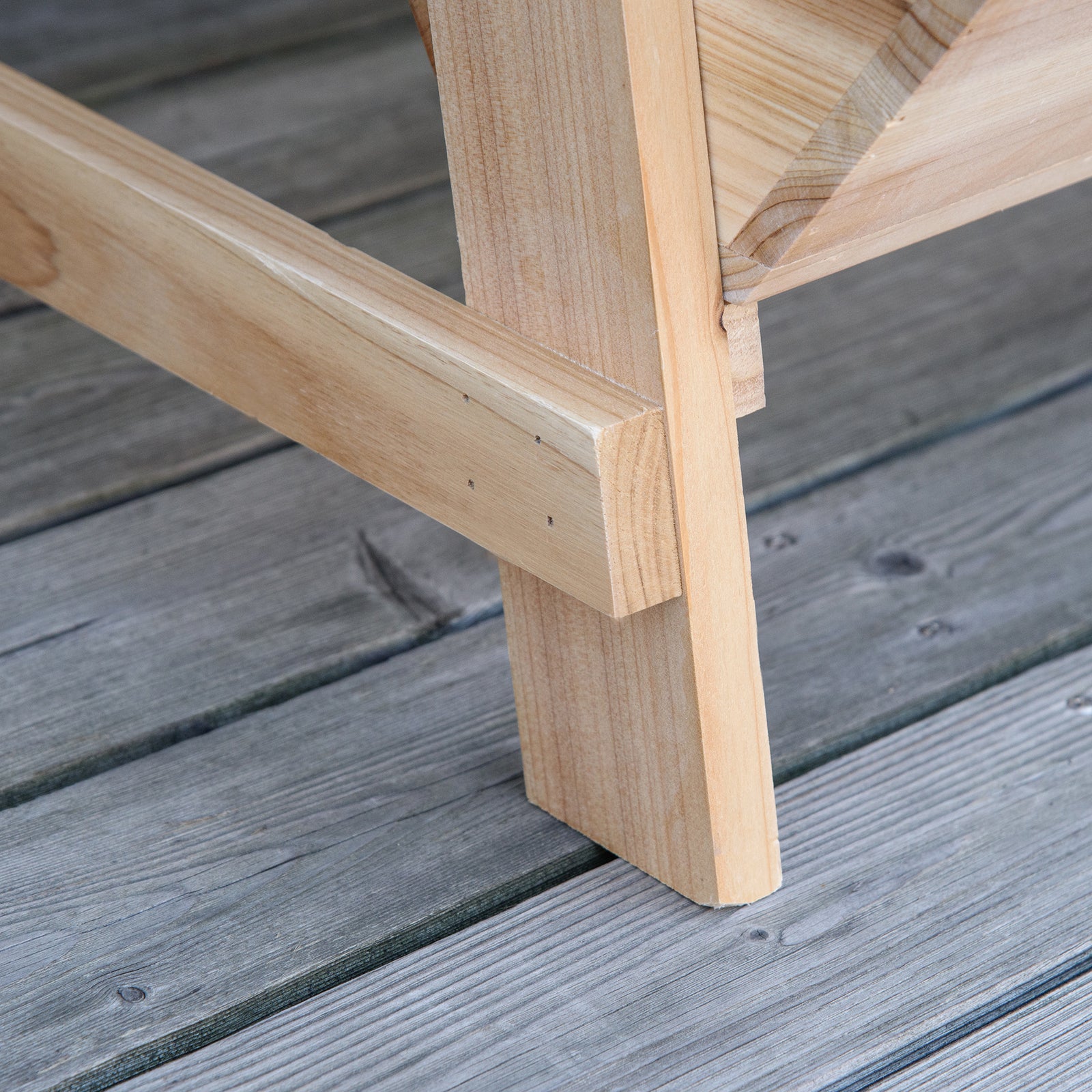 Wooden Planter Box With Drainage Holes