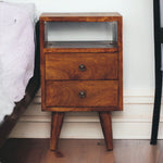 Solid Wood Mini Classic Chestnut Bedside