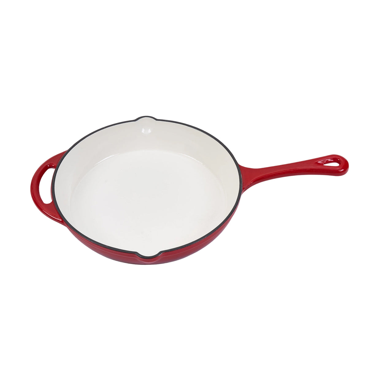 Breeins Enameled Cast Iron Skillet With Handles