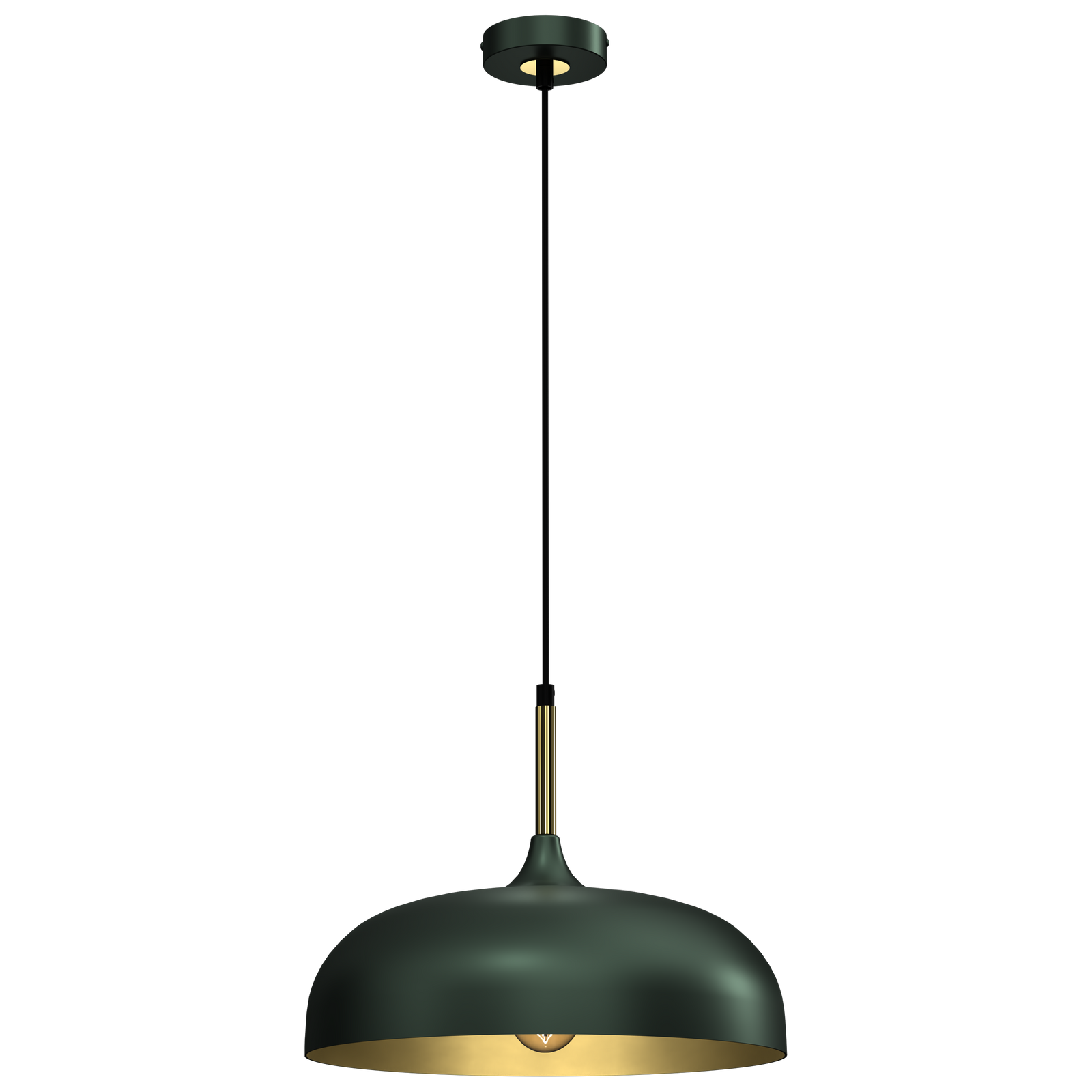 Pendant Lamp Lincoln 1xe27 35cm | 35cm | Green