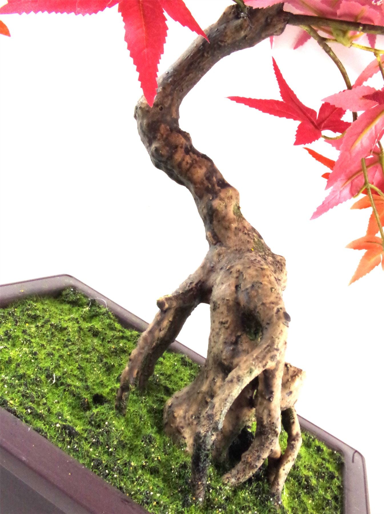 Artificial 50cm Red Maple Bonsai Tree