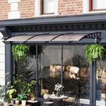 Front Door Canopy, for Window, Porch, Clear | 3 | White