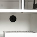 Office Desk With Keyboard Tray, Drawer | White