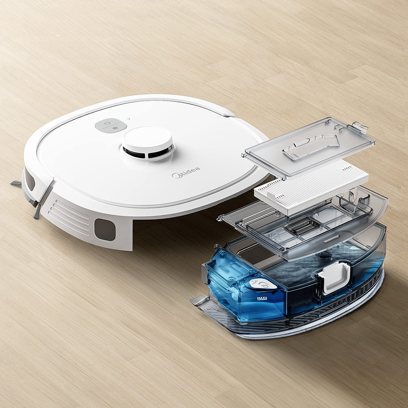 M6 Robot Vacuum Cleaner And Microfibre Mop Combo