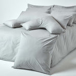 Continental Egyptian Cotton Pillowcase 200 Tc | 40cm x 40cm | Silver Grey