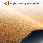 Non-shed Synthetic Coir Step Mat 75cm X 25cm | Set of 4 | Brown