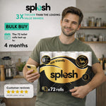Toilet Roll Signature Scented 72 Rolls|quilted 3-ply Soft Toilet Paper