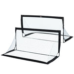 Football Goal Net Folding Outdoor With All Weather 6ft X 3ft | Black
