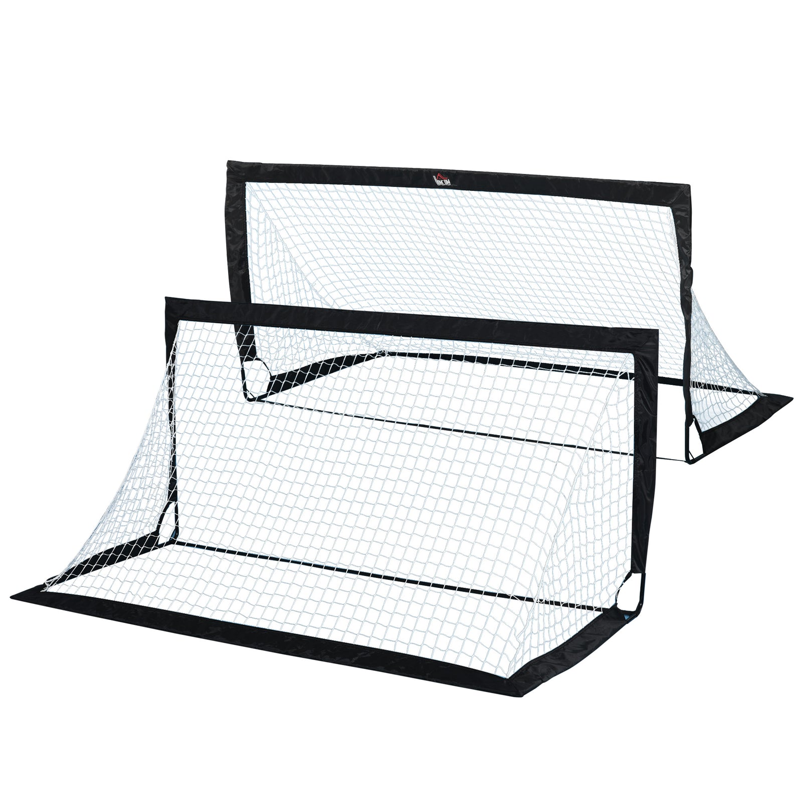Football Goal Net Folding Outdoor With All Weather 6ft X 3ft | Black