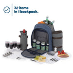 4-person Picnic Backpack Set
