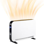 Portable Convector Heater With 24h Timer White