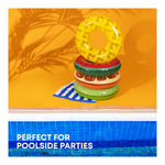 Inflatable Orange Swim Ring 90cm | One Size | Orange