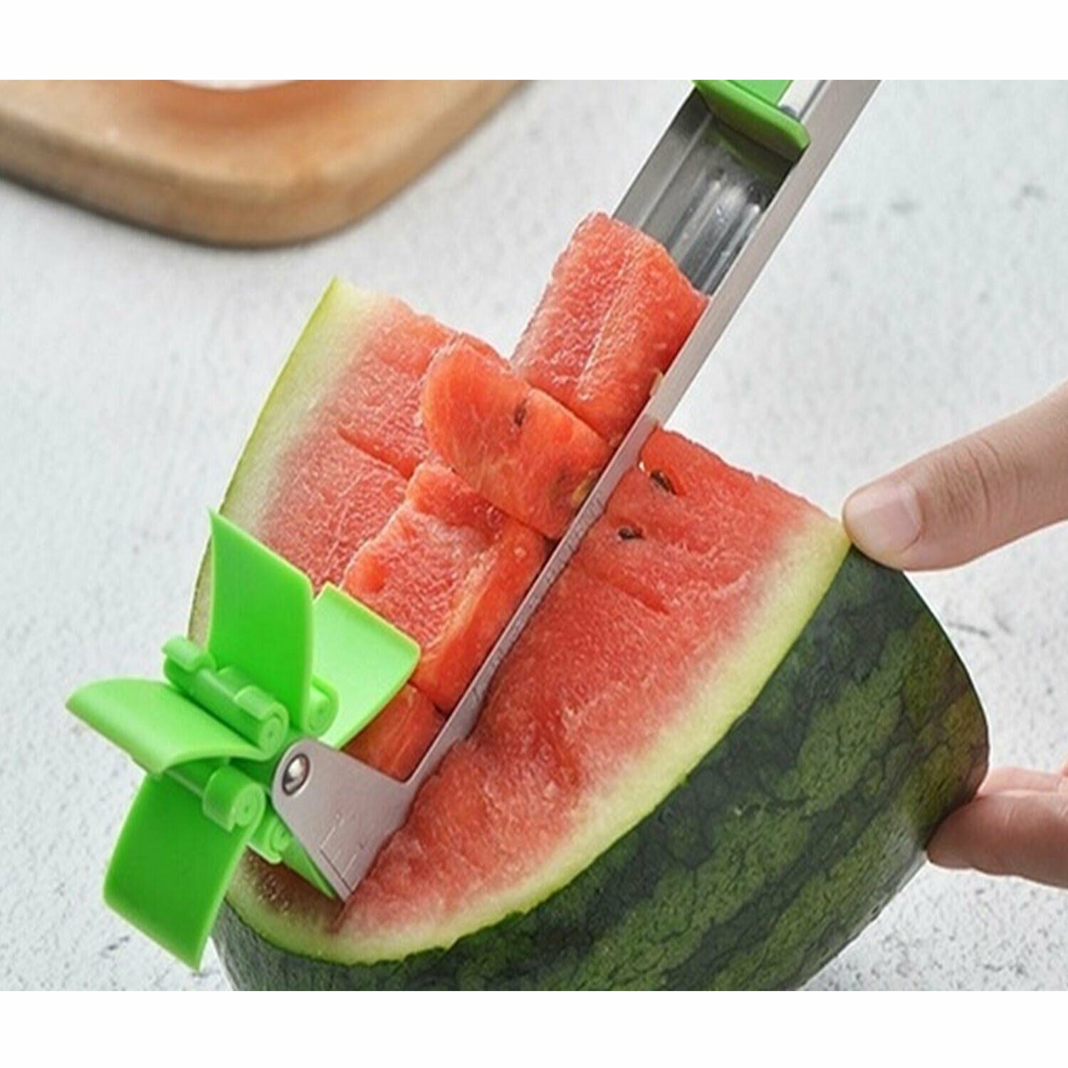 Household Stainless Steel Watermelon Cubes Slicer Cutter