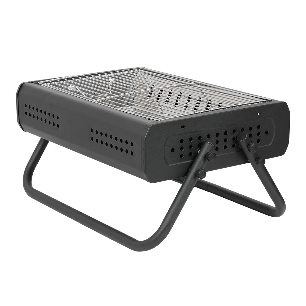 Living and Home Portable Folding Charcoal Grill Lightweight Outdoor Bbq For Camping Picnic