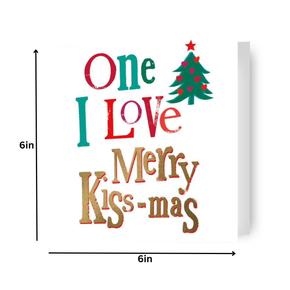 One I Love' Christmas Card Official Product