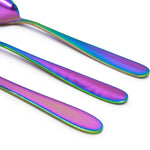 Cutlery Sets Rainbow Ss Light Spoon Fork 24 Piece Set
