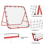 Rebounder Net Practise Football Target Goal | Red