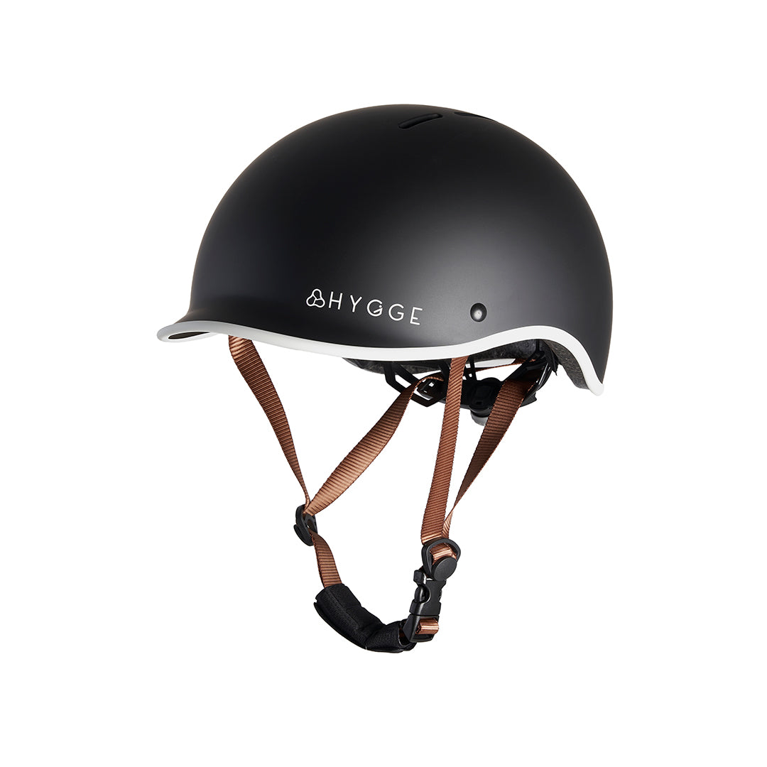 Retro-style E-bike Helmet | Medium | Black