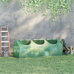 Mini Greenhouse W/ Pe Cover - 3 Windows Green