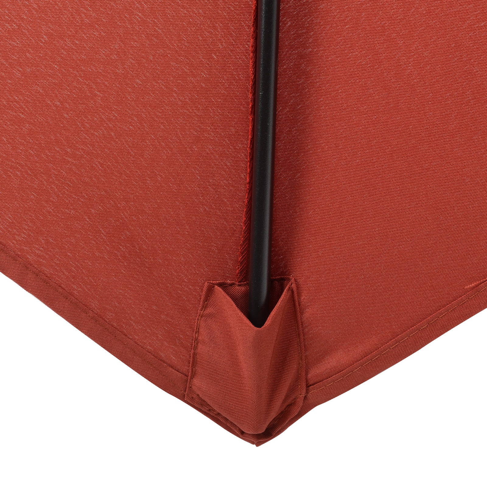 2m Parasol Patio Umbrella With 6 Ribs | Red