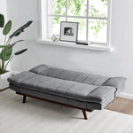 Mondaine Velvet Sofa Bed 3 Seater | Grey