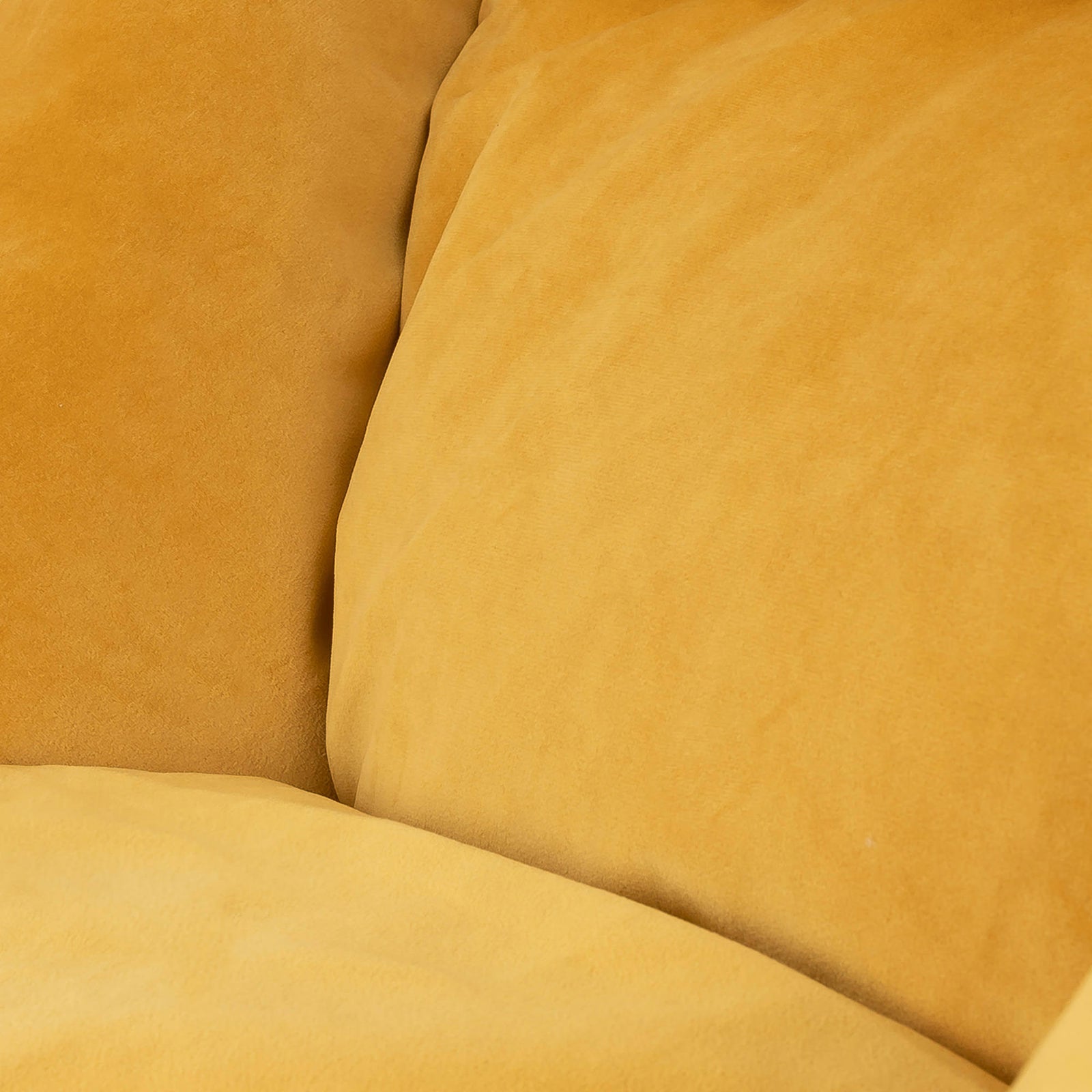 Natalia Velvet Armchair Beanbag | Yellow