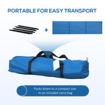 Camping Windbreak Beach Wind Shield Shelter With Carry Bag | Blue