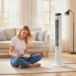 Tower Fan With Wifi Control 116 Cm | White