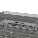 Outsunny 7 Pcs Outdoor Rattan Garden Furniture With Fire Pit Table